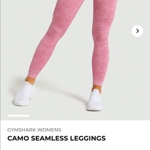 Gymshark pink camo leggings
